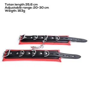 Gepolsterte Handschellen, Verstellbar von Latetobed BDSM Line