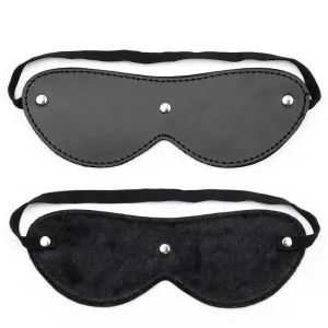 Fell-Augenbinde mit 3 Nieten von Latetobed BDSM Line | Fesselliebe.de