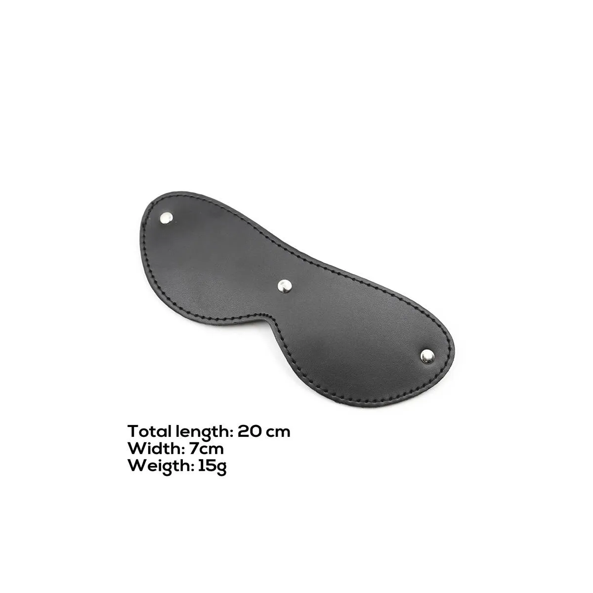 Fell-Augenbinde mit 3 Nieten von Latetobed BDSM Line | Fesselliebe.de