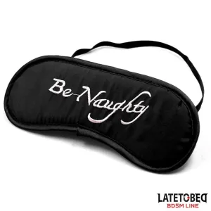 Satin-Augenbinde – Be Naughty von Latetobed BDSM Line