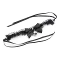 Halsband mit Schleife, Glocke und Spitze von Latetobed BDSM Line