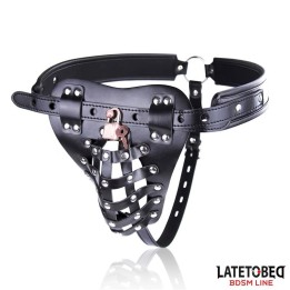 Keuschheitshose für Männer mit Verstellbarem Käfig von Latetobed BDSM Line | Fesselliebe.de