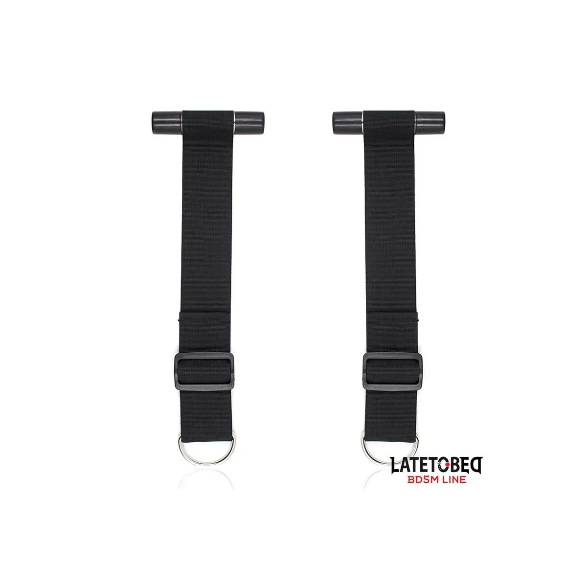 Türschwingende Nylon-Neopren-Handfesseln von Latetobed BDSM Line | Fesselliebe.de