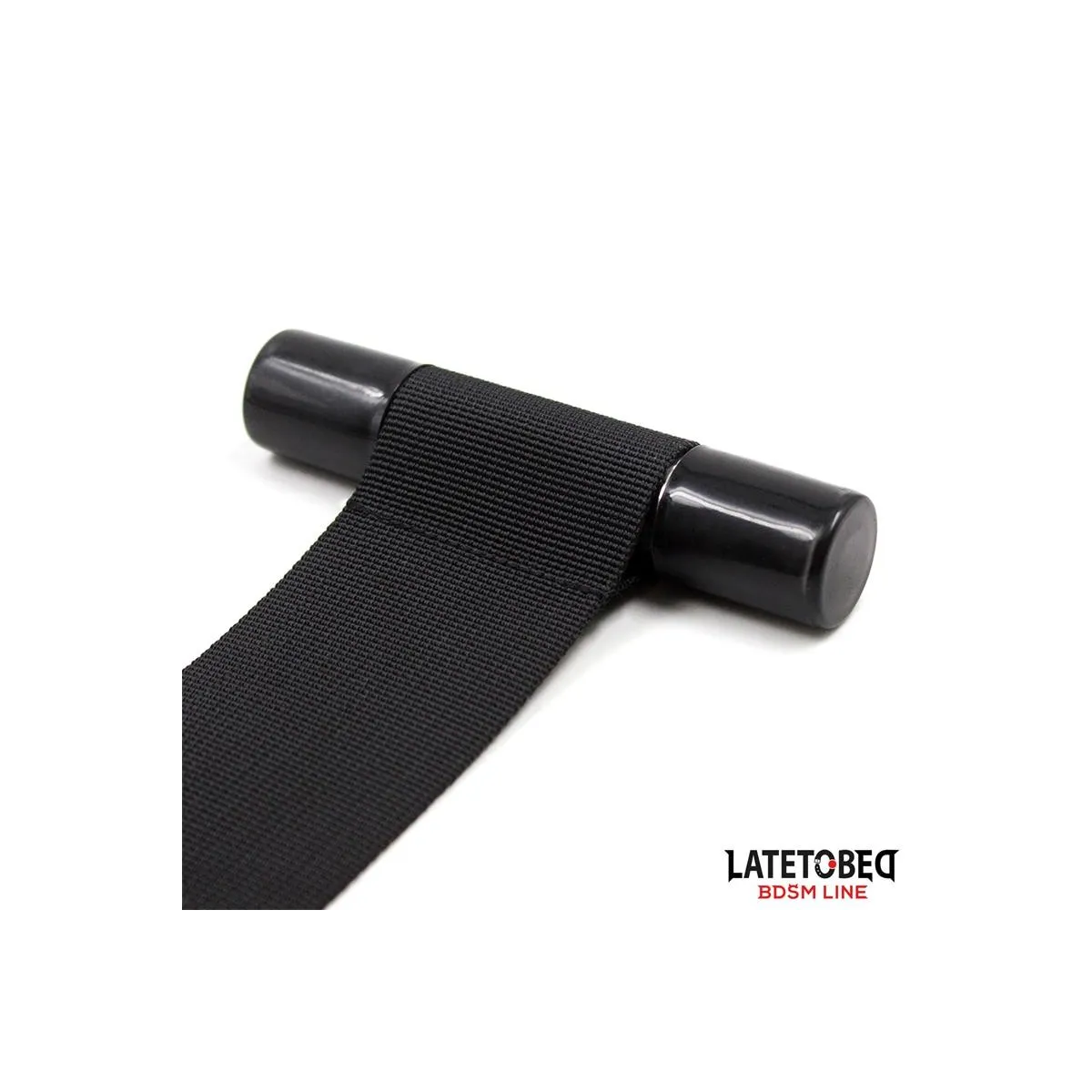 Türschwingende Nylon-Neopren-Handfesseln von Latetobed BDSM Line | Fesselliebe.de