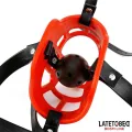 Maulkorb mit Atmungsaktivem Knebelball von Latetobed BDSM Line