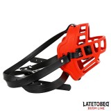 Maulkorb mit Atmungsaktivem Knebelball von Latetobed BDSM Line | Fesselliebe.de