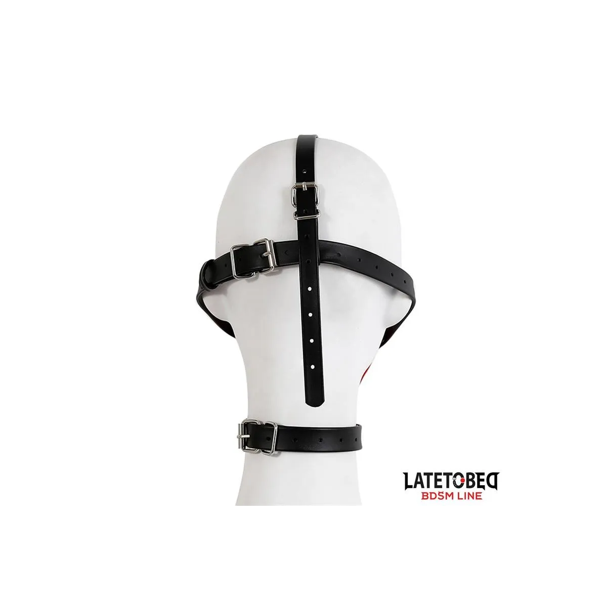 Maulkorb mit Atmungsaktivem Knebelball von Latetobed BDSM Line | Fesselliebe.de