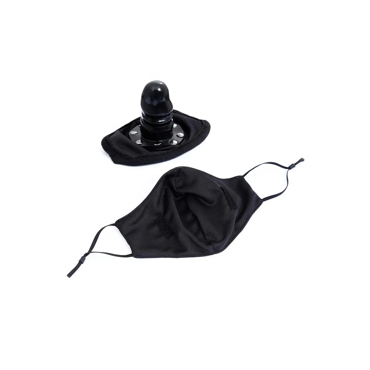 Gesichtsmaske mit Abnehmbarem Dildo von Latetobed BDSM Line | Fesselliebe.de