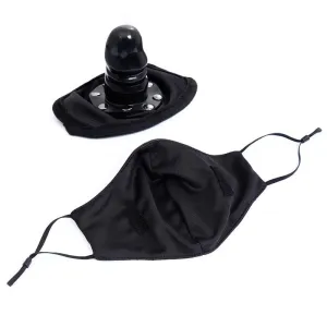 Gesichtsmaske mit Abnehmbarem Dildo von Latetobed BDSM Line