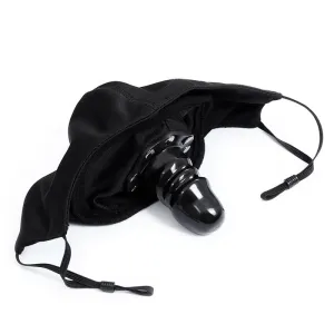 Gesichtsmaske mit Abnehmbarem Dildo von Latetobed BDSM Line