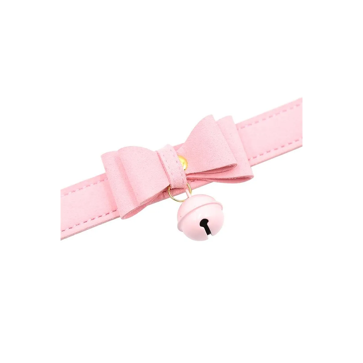 Goldenes Katzenhalsband mit Glöckchen von Latetobed BDSM Line | Fesselliebe.de