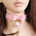 Goldenes Katzenhalsband mit Glöckchen von Latetobed BDSM Line