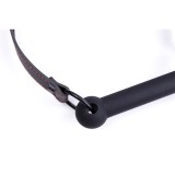 Knochenknebelball, Verstellbar, Silikon, Schwarz von Latetobed BDSM Line | Fesselliebe.de