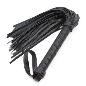 Klassischer Flogger 42 cm Schwarz von Latetobed BDSM Line