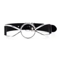 Metall-O-Ring-Knebelball 4,5 cm Grösse M von Latetobed BDSM Line