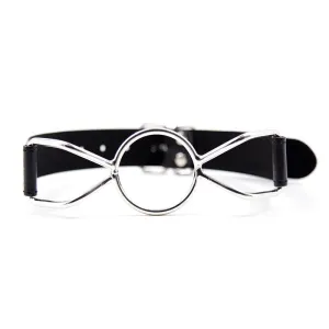 Metall-O-Ring-Knebelball 4,5 cm Grösse M von Latetobed BDSM Line