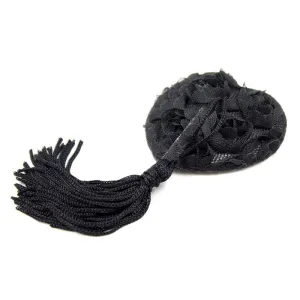 Nippel-Covers mit Rosenherz, Schwarz von Latetobed BDSM Line