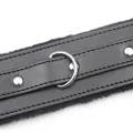 Halsband mit Metallleine Schwarz von Latetobed BDSM Line