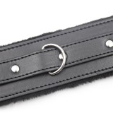 Halsband mit Metallleine Schwarz von Latetobed BDSM Line | Fesselliebe.de