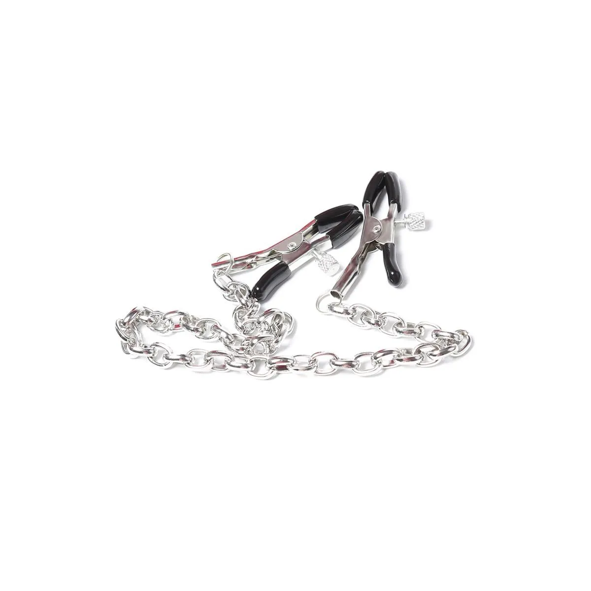 Nippelklemmen mit Kette aus Metall von Latetobed BDSM Line | Fesselliebe.de