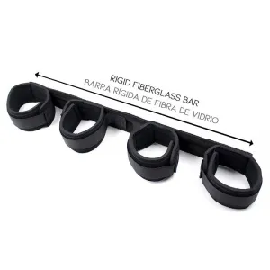 Spreizstange mit Starrer Stange und Weichen Manschetten von Latetobed BDSM Line | Fesselliebe.de