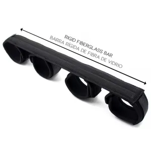 Spreizstange mit Starrer Stange und Weichen Manschetten von Latetobed BDSM Line