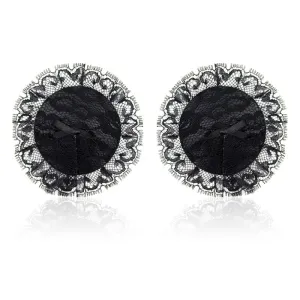 Nippelabdeckungen mit Spitze, Schwarz von Latetobed BDSM Line | Fesselliebe.de