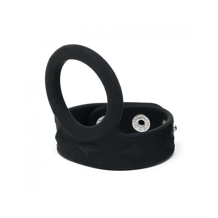 Penisriemen mit Cockring aus Silikon von Latex Play | Fesselliebe.de