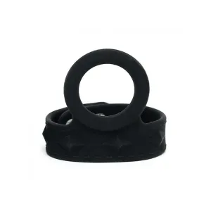 Penisriemen mit Cockring aus Silikon von Latex Play
