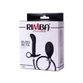 Aufblasbarer Analplug mit Pumpe Schwarz von Latex Play