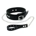Halsband mit Leine aus Silikon von Latex Play