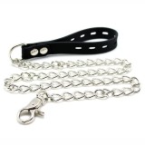 Halsband mit Leine aus Silikon von Latex Play | Fesselliebe.de