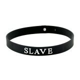 Halsband (SLAVE) aus Silikon von Latex Play | Fesselliebe.de