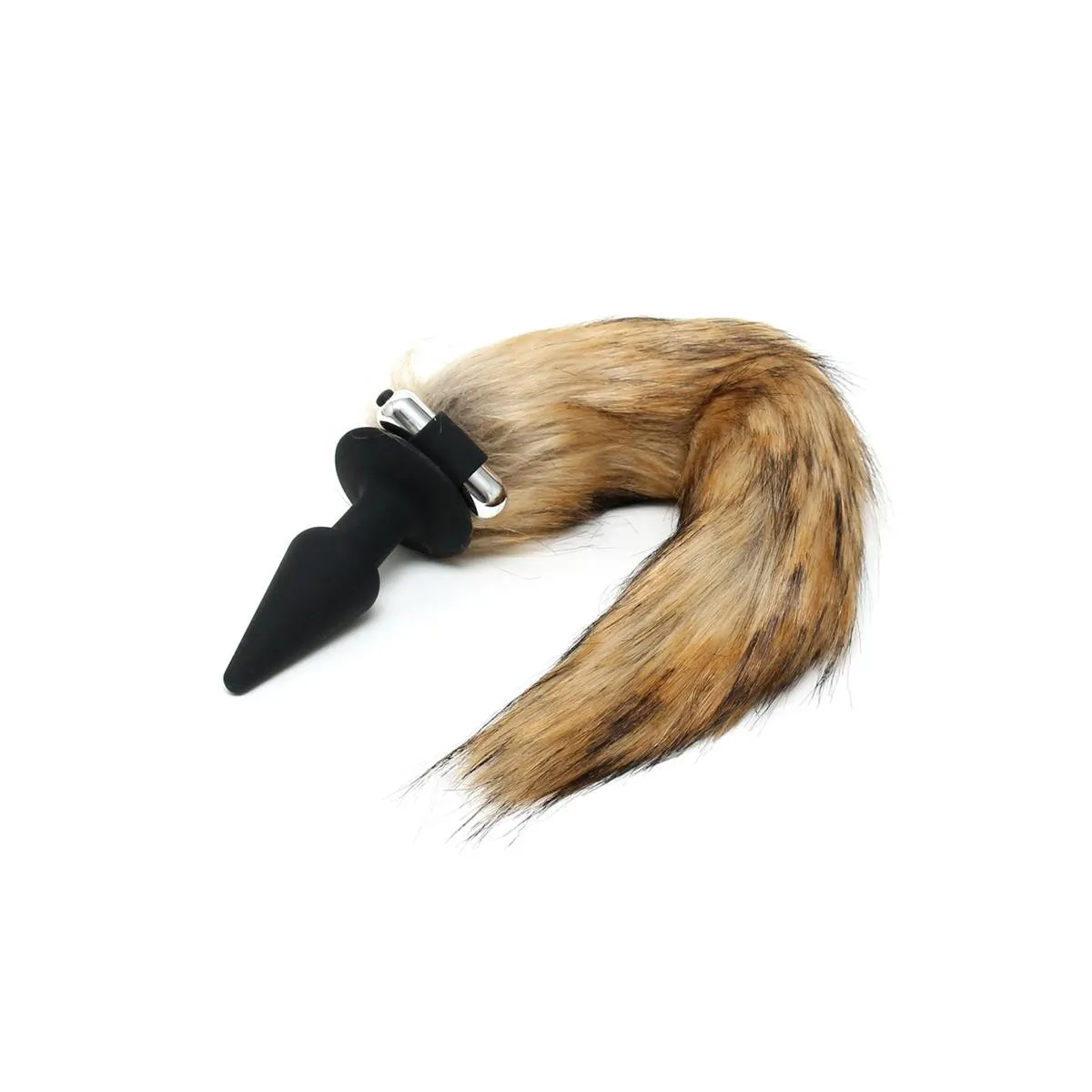 Vibrierender Plug mit Fuchsschwanz von Latex Play | Fesselliebe.de