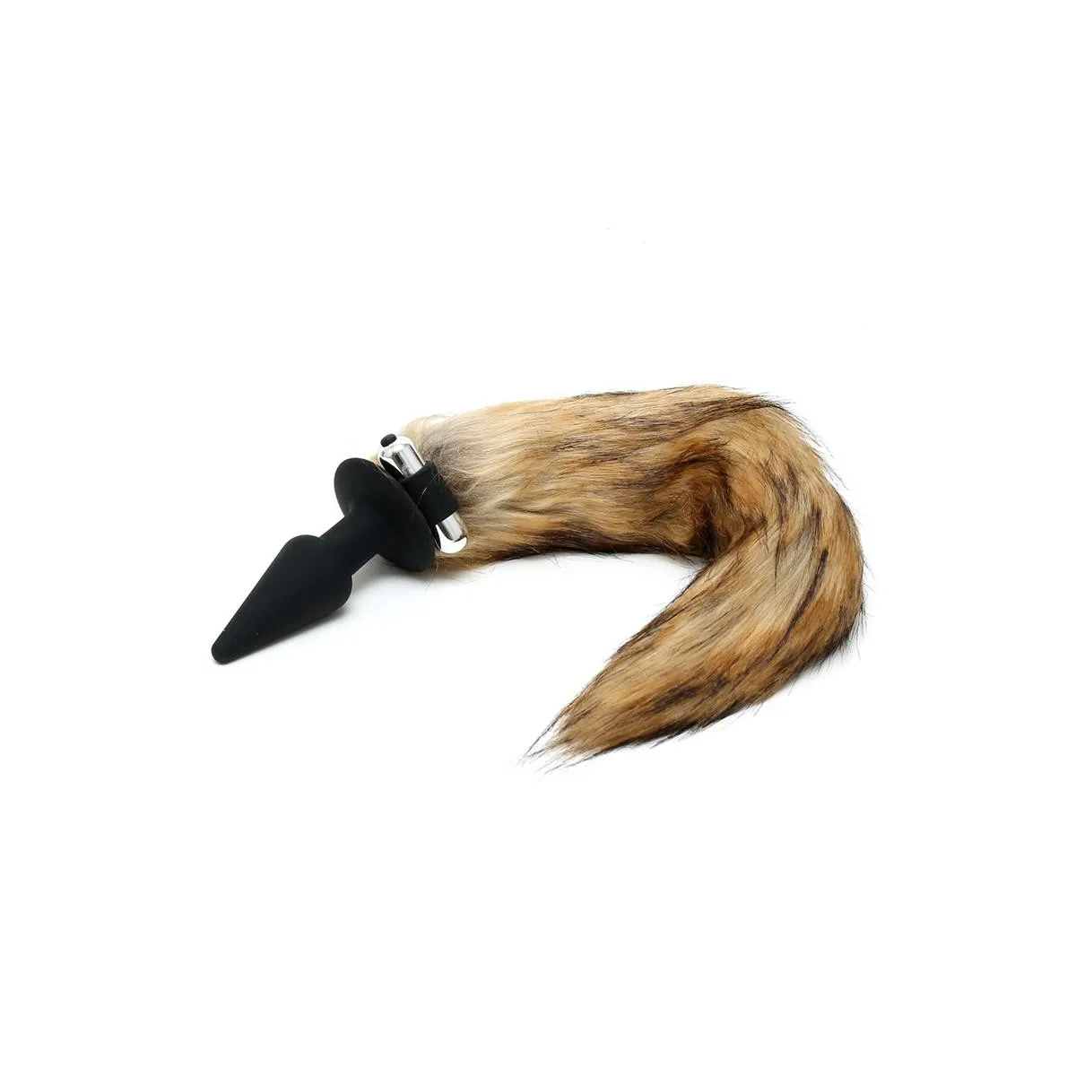 Vibrierender Plug mit Fuchsschwanz von Latex Play | Fesselliebe.de