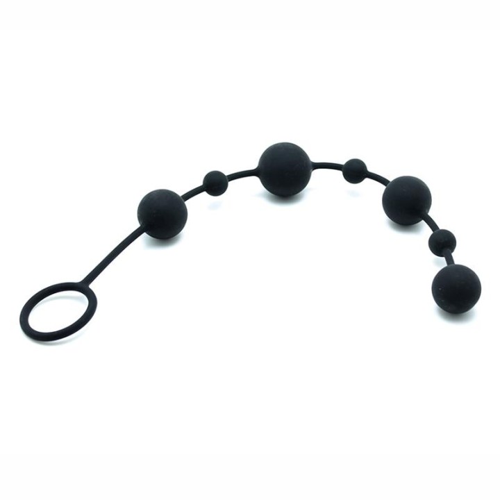 Analkugeln 34 cm von Latex Play | Fesselliebe.de