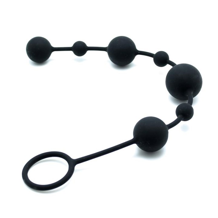 Analkugeln 34 cm von Latex Play | Fesselliebe.de