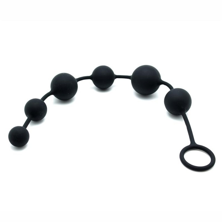 Analkugeln Silikon 40 cm von Latex Play | Fesselliebe.de