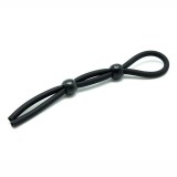 Penis- und Hodenriemen Schwarz von Latex Play | Fesselliebe.de