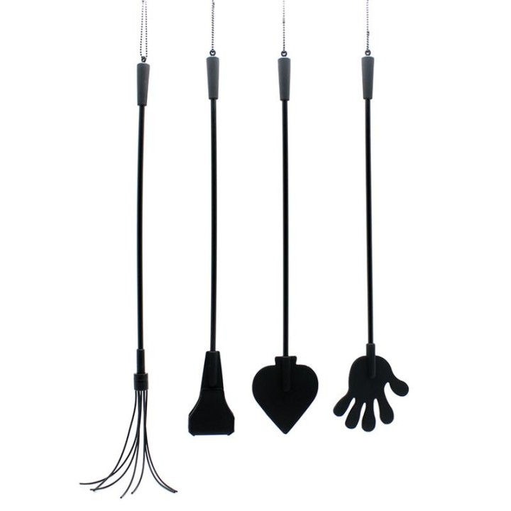 Handpeitsche aus Silikon 42 cm von Latex Play | Fesselliebe.de