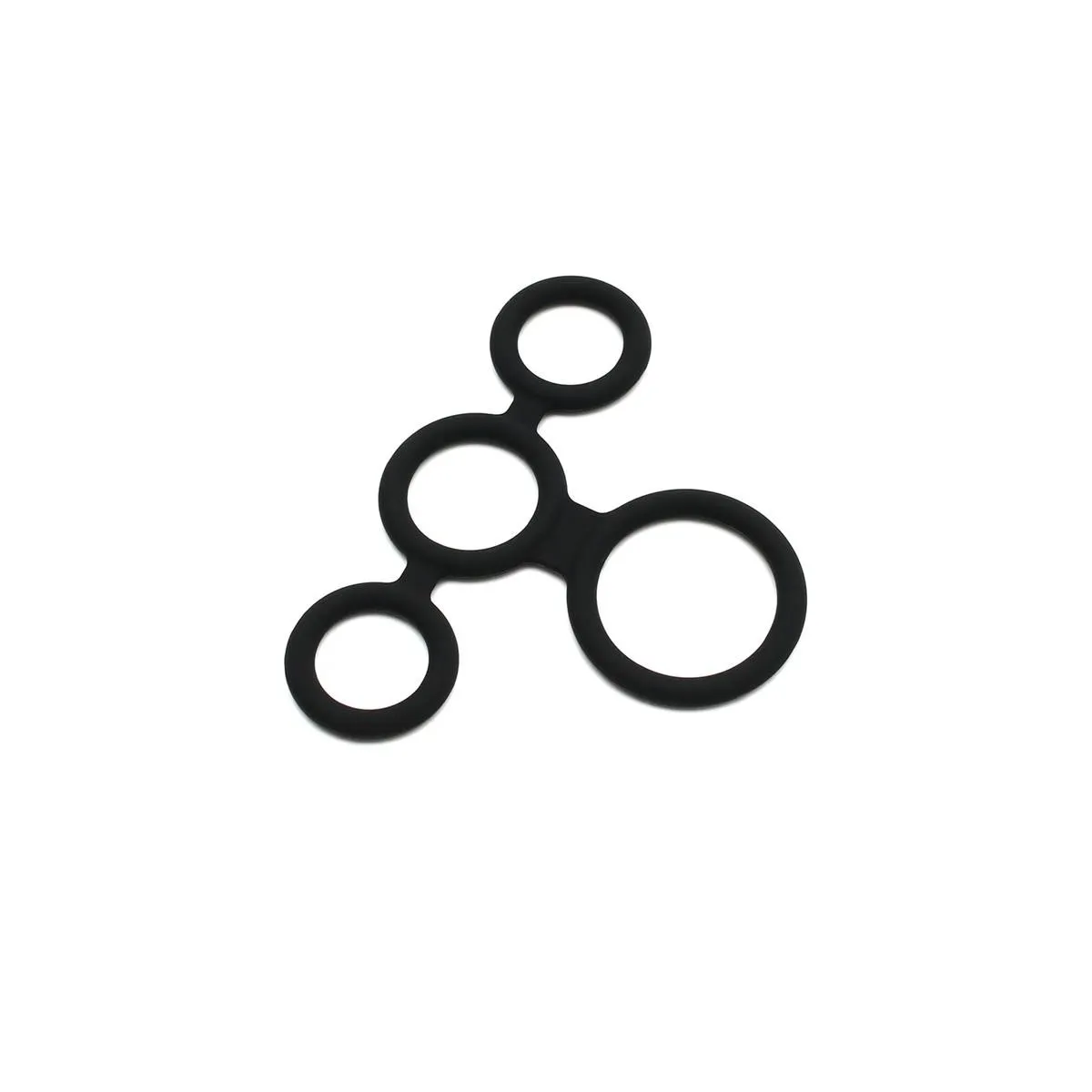 Quatro Penisring und Hodenspalter von Latex Play | Fesselliebe.de