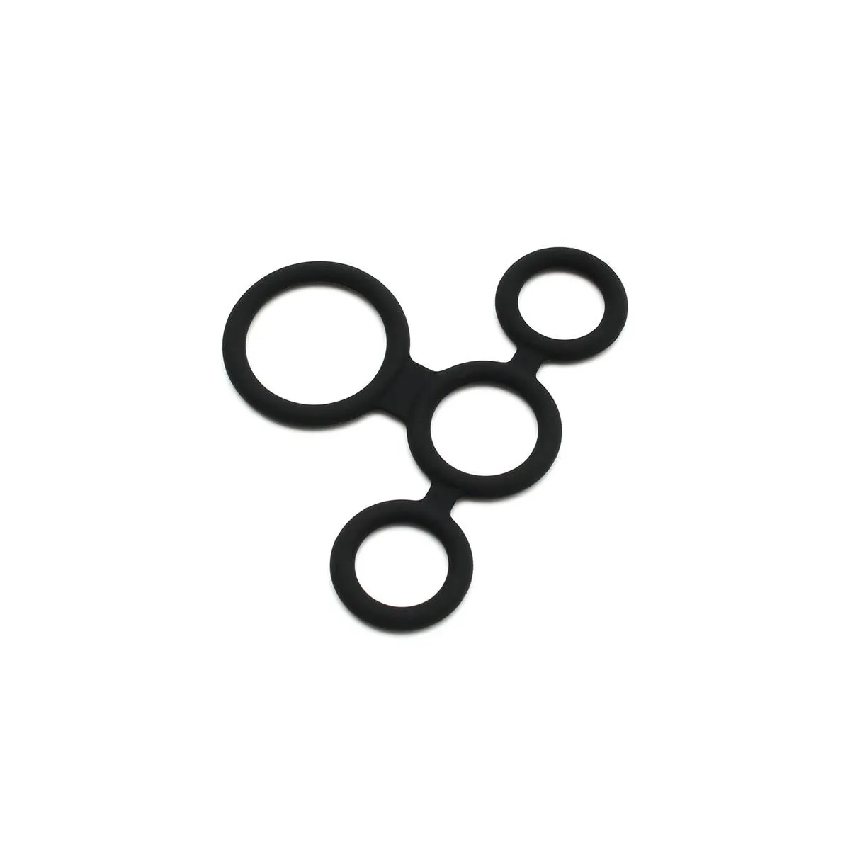 Quatro Penisring und Hodenspalter von Latex Play | Fesselliebe.de