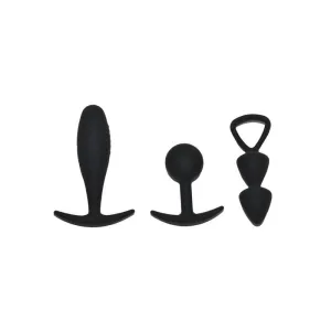 Set mit 3 Buttplugs Grösse S Basel von Rimba Toys