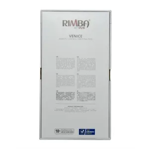 Eiervibrator mit Fernbedienung Venice Schwarz von Rimba Toys