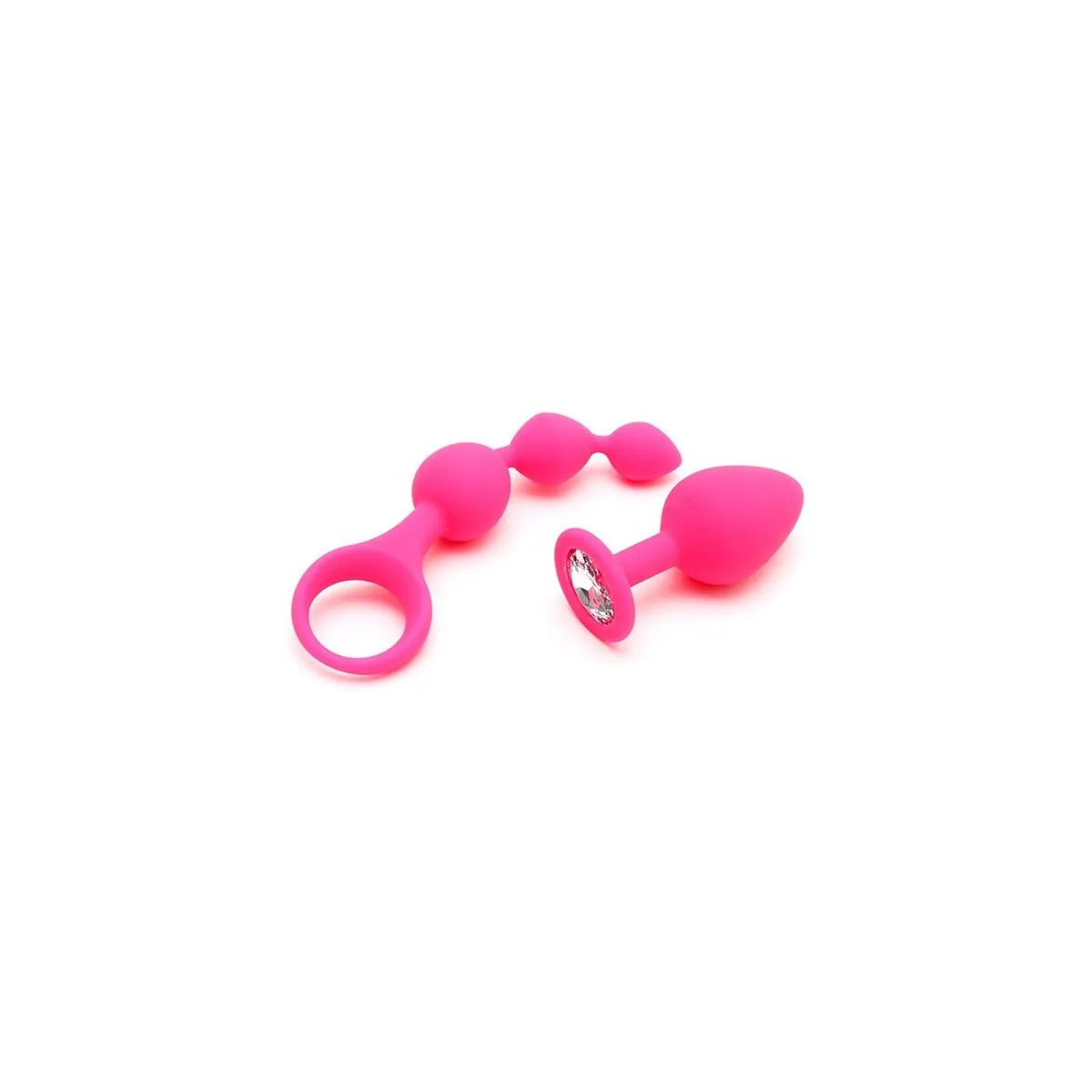 Anal-Pleasure-Play-Set Barcelona Rosa von Rimba Toys | Fesselliebe.de
