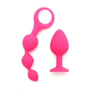 Anal-Pleasure-Play-Set Barcelona Rosa von Rimba Toys