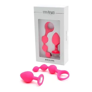 Anal-Pleasure-Play-Set Barcelona Rosa von Rimba Toys