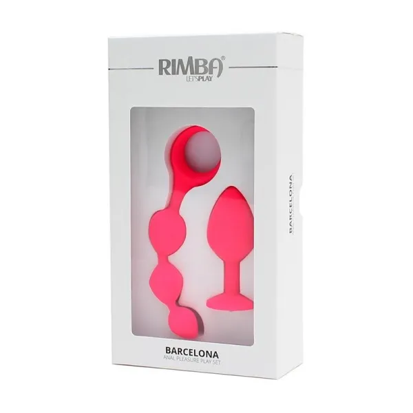 Anal-Pleasure-Play-Set Barcelona Rosa von Rimba Toys | Fesselliebe.de