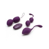 Vibrierendes Kegelkugel-Set mit Fernbedienung Rimini Lila von Rimba Toys | Fesselliebe.de