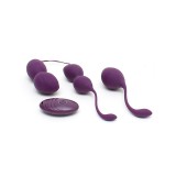 Vibrierendes Kegelkugel-Set mit Fernbedienung Rimini Lila von Rimba Toys | Fesselliebe.de